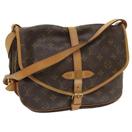 Louis Vuitton-Louis Vuitton Monogram Saumur 30 Sac à bandoulière M42256 LV Auth am5389-Monogramme