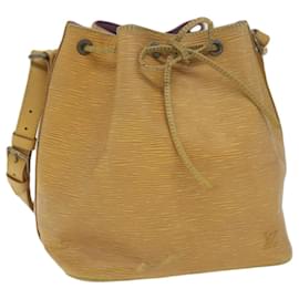 Louis Vuitton-LOUIS VUITTON Epi Petit Noe Shoulder Bag Tassili Yellow M44109 LV Auth 61354-Other
