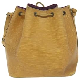 Louis Vuitton-LOUIS VUITTON Epi Petit Noe Shoulder Bag Tassili Yellow M44109 LV Auth 61354-Other