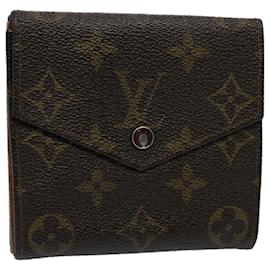 Louis Vuitton-LOUIS VUITTON Monogram Porte Monnaie Billets Wallet M61660 LV Auth 61716-Monogram