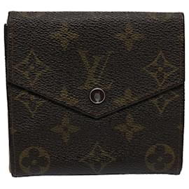 Louis Vuitton-LOUIS VUITTON Monogram Porte Monnaie Billets Wallet M61660 LV Auth 61716-Monogram
