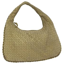 Autre Marque-BOTTEGAVENETA INTRECCIATO Hobo Shoulder Bag Leather Gold Tone Auth 60324-Other