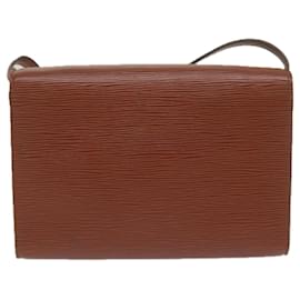 Louis Vuitton-LOUIS VUITTON Epi Arsch Shoulder Bag 2Way Brown M52573 LV Auth 61762-Brown