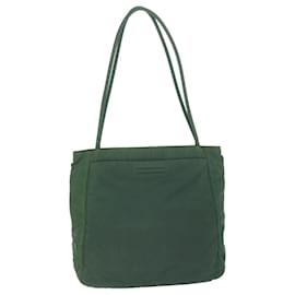 Prada-PRADA Tote Bag Nylon Green Auth bs10594-Green