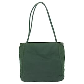 Prada-PRADA Tote Bag Nylon Green Auth bs10594-Green