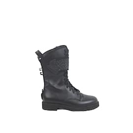 Fendi-Leather boots-Black