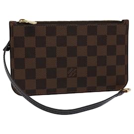 Louis Vuitton-LOUIS VUITTON Damier Ebene Neverfull PM Pouch LV Auth 60833-Other