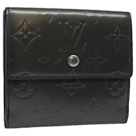 Louis Vuitton-LOUIS VUITTON Mat Porte Monnaie Bier Cartes Crdit Wallet Gris M65112 EP de autenticación2551-Gris