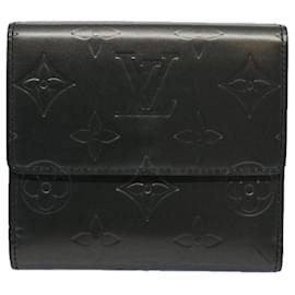 Louis Vuitton-LOUIS VUITTON Mat Porte Monnaie Bier Cartes Crdit Wallet Gris M65112 EP de autenticación2551-Gris