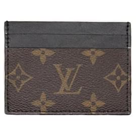 Louis Vuitton-Monogramma riciclato porta carte Louis Vuitton-Marrone