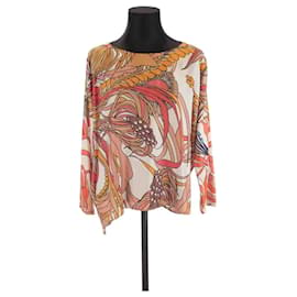 La Prestic Ouiston-Silk wrap blouse-Multiple colors