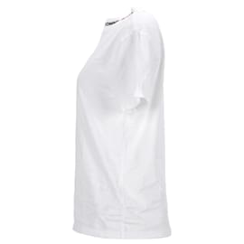 Tommy Hilfiger-T-shirt à col haut pour hommes-Blanc