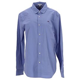 Tommy Hilfiger Herren-Stretch-Slim-Fit-Hemd Lila