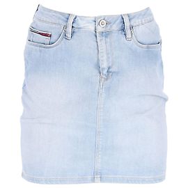 Tommy Hilfiger Gonna di jeans da donna Blu Blu chiaro
