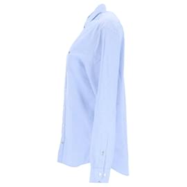 Tommy Hilfiger-Camisa Oxford entallada para hombre-Azul,Azul claro
