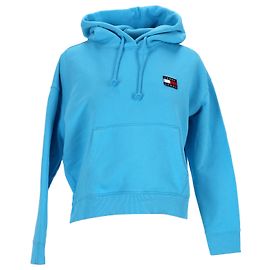Tommy Hilfiger Sudadera Con Capucha De Algodón Orgánico Y Insignia De Tommy Azul Azul claro