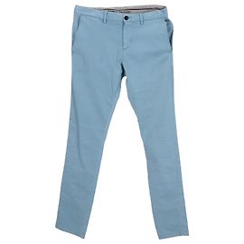 Tommy Hilfiger Pantaloni chino slim fit da uomo Th Flex Blu Blu chiaro