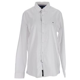 Tommy Hilfiger Slim Fit Oxford-Hemd für Herren Weiß