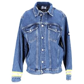 Tommy Hilfiger-Übergroße Trucker-Jeansjacke für Herren-Blau