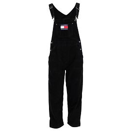 Tommy Hilfiger Peto recto regular para mujer Negro