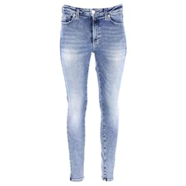 Tommy Hilfiger-Calça Jeans Feminina Sylvia Super Skinny Cintura Alta-Azul
