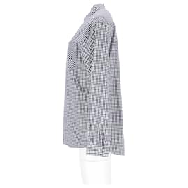 Tommy Hilfiger-Herren-Hemd mit Gingham-Karomuster-Blau