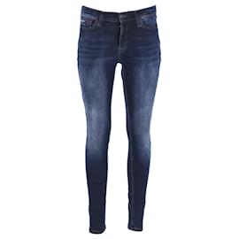 Tommy Hilfiger-Nora Skinny-Jeans mit mittelhohem Bund für Damen-Blau