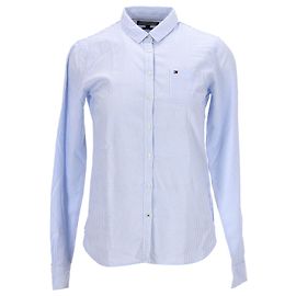 Tommy Hilfiger Heritage Oxford-Streifenhemd für Damen Blau Hellblau