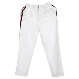 Tommy Hilfiger-Womens Petra Hw Pleated Ankle Pant-White