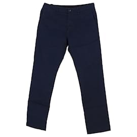 Tommy Hilfiger-Mens Fitted Stretch Cotton Chinos-Navy blue