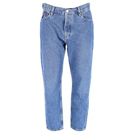 Tommy Hilfiger-Mens Cropped Denim Jeans-Blue