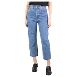 Khaite-Blaue Abigail-Jeans mit geradem Bein – Größe UK 12-Blau