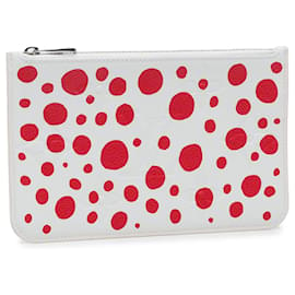 Louis Vuitton-Pochette Neverfull con monogramma Infinity Dots bianca x Yayoi Kusama di Louis Vuitton-Bianco,Rosso