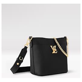 Louis Vuitton-LV Lock and walk handbag-Black