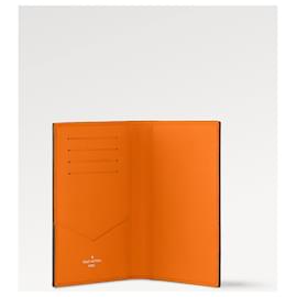 Louis Vuitton-Funda para pasaporte LV naranja nueva-Naranja
