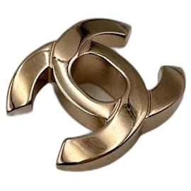 Chanel-CHANEL fibbia per chiusura originale CC turnlock-D'oro