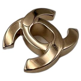 CHANEL original CC turnlock clasp Golden