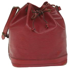 Louis Vuitton-LOUIS VUITTON Epi Noe Bolsa de Ombro Vermelho M44007 LV Auth ar10997-Vermelho