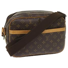 Louis Vuitton-LOUIS VUITTON Monogram Reporter PM Shoulder Bag M45254 LV Auth 60069A-Monogram