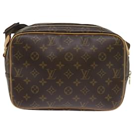 Louis Vuitton-LOUIS VUITTON Monogram Reporter PM Shoulder Bag M45254 LV Auth 60069A-Monogram