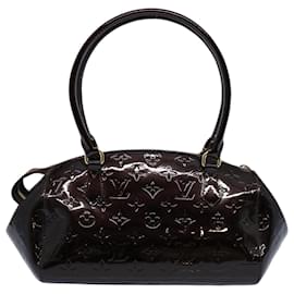 Louis Vuitton-LOUIS VUITTON Monogram Vernis Sherwood PM Bag Amarante M91493 LV Auth ep2533-Other