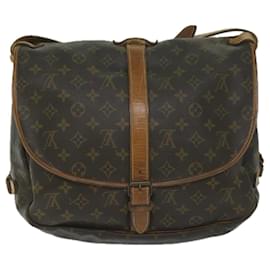 Louis Vuitton-Louis Vuitton Monogram Saumur 35 Shoulder Bag M42254 LV Auth ki3888-Monogram