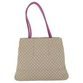 Céline-Bolso Tote De Lona CELINE Macadam Beige Auth 60918-Beige