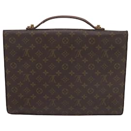 Louis Vuitton-LOUIS VUITTON Monogram Porte Documents Bandouliere Bag M53338 LV Auth 61491-Monogram
