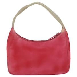 Prada-PRADA Hand Bag Nylon Pink Auth 61293-Pink