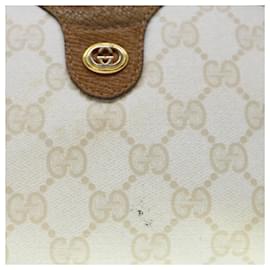 Gucci-GUCCI GG Supreme Sac à bandoulière PVC Cuir Blanc 116 02 089 Ep d'authentification2521-Blanc