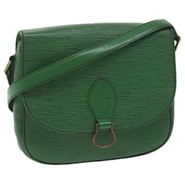 Louis Vuitton-LOUIS VUITTON Epi Saint Cloud GM Shoulder Bag Green M52194 LV Auth 61305-Green