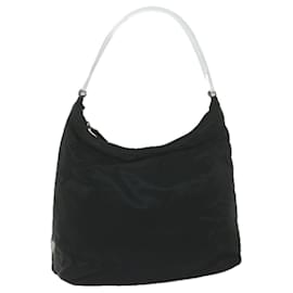 Prada-PRADA Shoulder Bag Nylon Black Auth 61625-Black