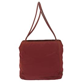 Prada-Prada Tote Bag Nylon Red Auth 61235-Vermelho