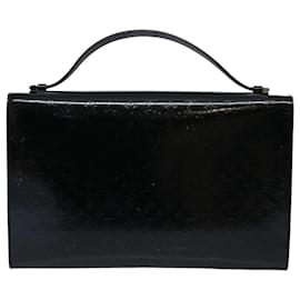 Louis Vuitton-LOUIS VUITTON Monogram Mini Glace Anushka GM Hand Bag Black M92229 Auth ep2541-Black